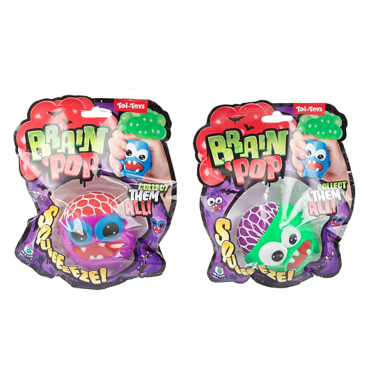 Teddies Příšera antistresová mačkací plast 7cm mix  druhů