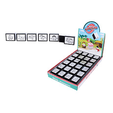 Wiky Razítka samotiskací vykreslovací dinosauři plast mix druhů