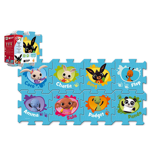 Trefl Pěnové puzzle Bing Bunny 32x32x1,5cm 8ks ve fólii Trefl Pěnové puzzle Bing Bunny 32x32x1,5cm 8ks ve fólii