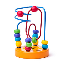 Woody Motorický labyrint mini- oranžový