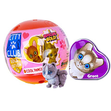 Rappa Figurka kočičky v kapsli/kouli