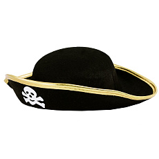 Rappa Dětský klobouk pirát s lebkou
