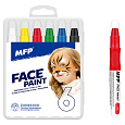 Barvy na obličej - make-up 6ks set