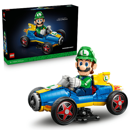 LEGO Super Mario™ 72050 Mario Kart™ – Luigi a Mach 8