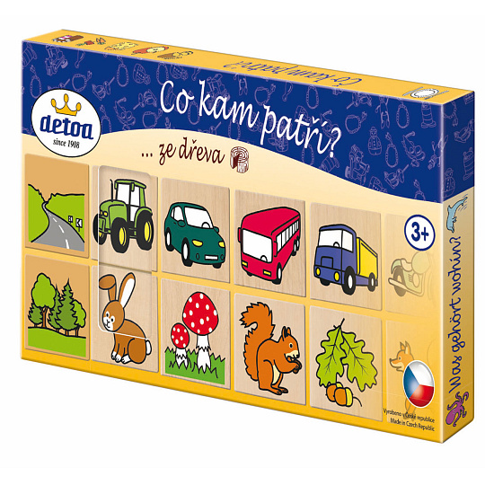 Detoa Hry DETOA Co kam patří? hra