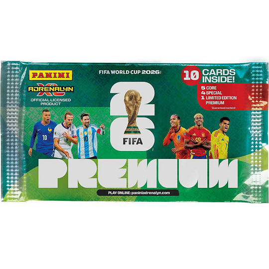 Panini FIFA WORLD CUP 2026 - ADRENALYN - PREMIUM PACKET