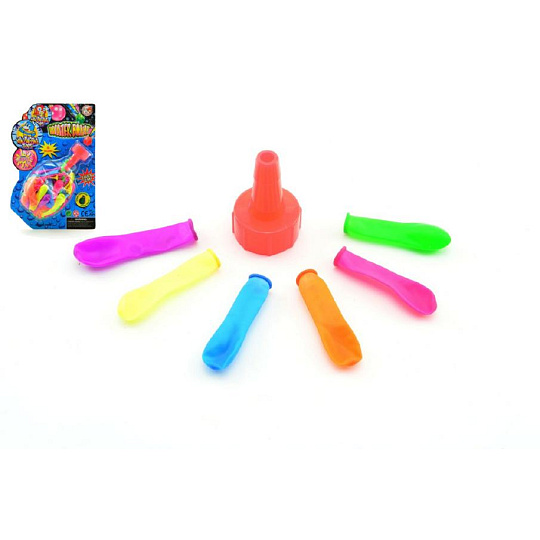Teddies Vodní bomby 80ks s nástavcem na kohoutek na kartě 14x21x4cm Teddies Vodní bomby 80ks s nástavcem na kohoutek na kartě 14x21x4cm