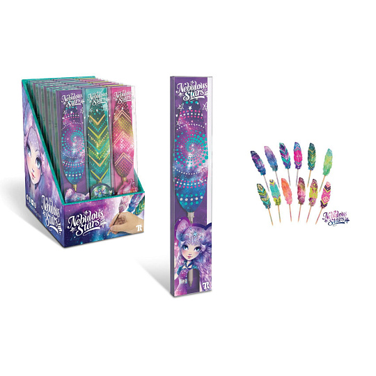 Nebulous Stars Pero s peříčkem 22cm 3 barvy