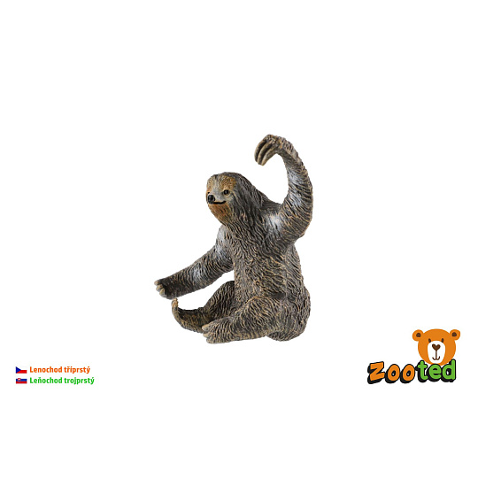 ZOOted Lenochod tříprstý zooted plast 8cm 