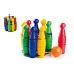 Teddies Kuželky plast 23cm 9ks v síťce 18m+