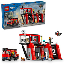 LEGO City 60414 Hasičská stanice s hasičským vozem LEGO City 60414 Hasičská stanice s hasičským vozem