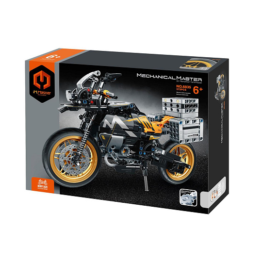 Stavebnice iM.MASTER motorka plast 572 dílků v krabici 31x23x7cm