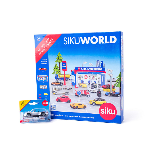 SIKU World - autosalón + dárek SIKU World - autosalón + dárek