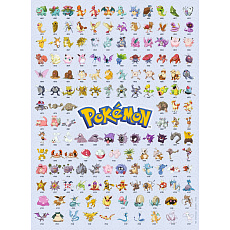 Ravensburger Prvních 151 Pokémonů 500 dílků Ravensburger Prvních 151 Pokémonů 500 dílků