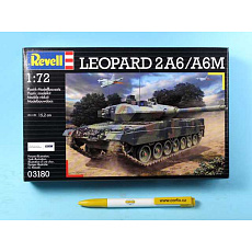 Revell Plastic ModelKit military 03180 - "Leopard" 2 A6M (1:72) Revell Plastic ModelKit military 03180 - "Leopard" 2 A6M (1:72)