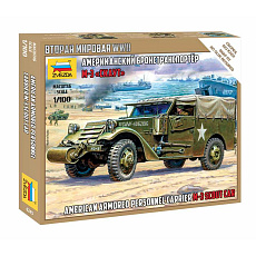 Zvezda Snap Kit military 6245 - M-3 Scout Car (1:100)