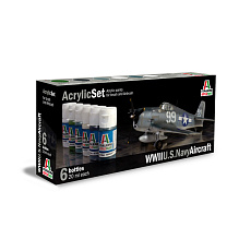Italeri Sada akrylových barev 439AP - WWII U.S. NAVY AIRCRAFT 6 ks