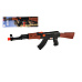 Pistole samopal ARMY plast 52cm na natažení na kartě 15,5x53x3cm