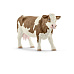 Schleich 13801 Zvířátko - kráva simmentálská