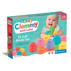 Clementoni Clemmy - mäkké kocky, 10ks Clementoni Clemmy - mäkké kocky, 10ks