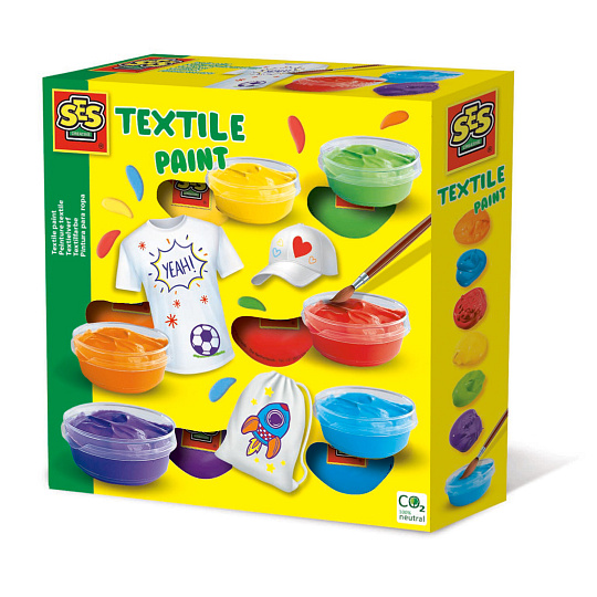 SES Barvy na textil, 6 barev