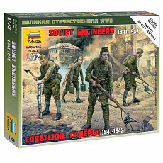 Zvezda Wargames (WWII) figurky 6108 - Soviet Engineers WWII (1:72)