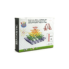 Magnetická stavebnice 200ks v krabici 30x23x6cm