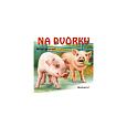Knížka leporelo Na dvorku 11x10cm CZ text