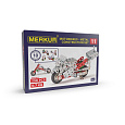MERKUR - Stavebnice Merkur 011 Motocykl, 222 dílů, 10 modelů