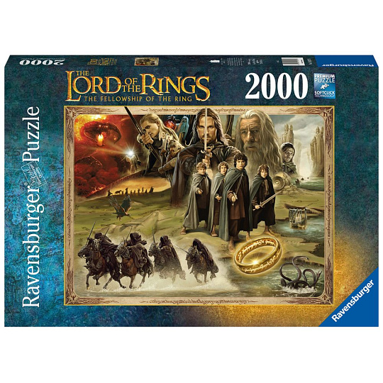 Ravensburger Pán prstenů: Společenstvo prstenu 2000 dílků Ravensburger Pán prstenů: Společenstvo prstenu 2000 dílků