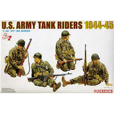 Dragon Model Kit figurky 6378 - US ARMY TANK RIDERS 1944-45 (1:35)