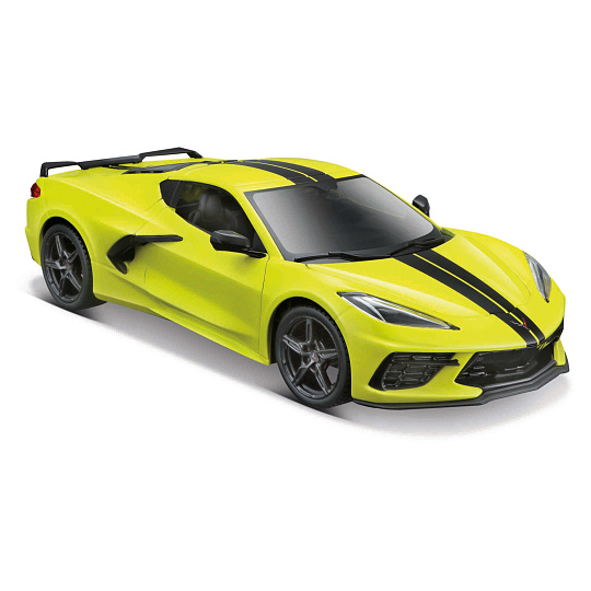 Maisto - 2020 Chevrolet Corvette Stingray Coupe Z51, žlutá, 1:24