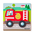 Woody Puzzle Baby - hasič