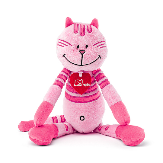 Lumpin Kočka Rosalie, střední - růžová, 38cm Lumpin Kočka Rosalie, střední - růžová, 38cm