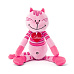 Lumpin Kočka  Rosalie, střední - růžová, 38cm