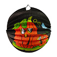 Rappa Lampion Halloween tmavý kulatý - dýně 25cm