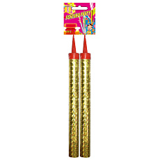 Rappa Fontána párty zlatá 50 sek 15 cm 2 ks