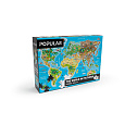 POPULAR Puzzle - Mapa světa, 160 ks - AN