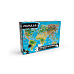 POPULAR Puzzle - Mapa světa, 160 ks - AN