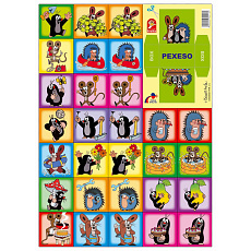 Akim Giochi Preziosi Pexeso vystřihovací - Krtek 1