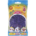 HAMA Průhledné fialové korálky - 1000 ks MIDI