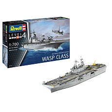 Revell ModelSet loď 65178 - Assault Carrier USS WASP CLASS (1:700)