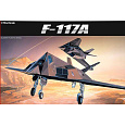 Academy Model Kit letadlo 12475 - F-117A STEALTH FIGHTER/BOMBER (1:72)