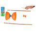 Teddies Diabolo velké sada plast/dřevo 35x12cm 2 barvy na kartě
