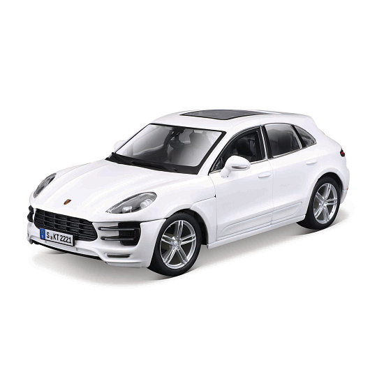 Bburago - Auta HOBBY, Porsche Macan, bílá, 1:24