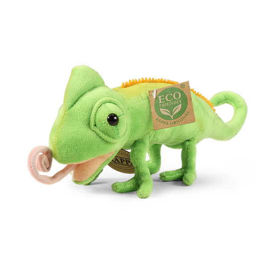 Rappa Plyšový chameleon 30 cm ECO-FRIENDLY