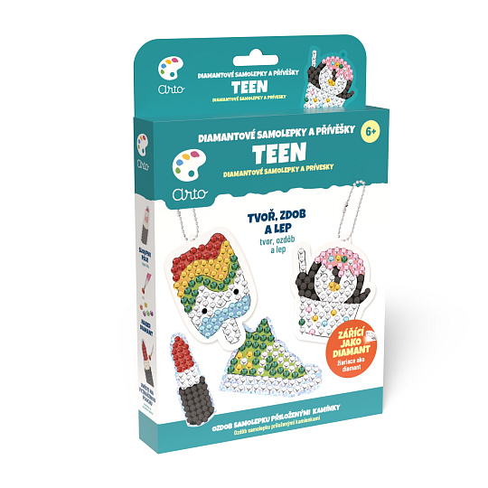 Arto Mac Toys ARTO Diamantové samolepky a přívěsky - Teen Arto Mac Toys ARTO Diamantové samolepky a přívěsky - Teen