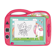 Clementoni Magnetická kreslící tabulka jednorožci Clementoni Magnetická kreslící tabulka jednorožci