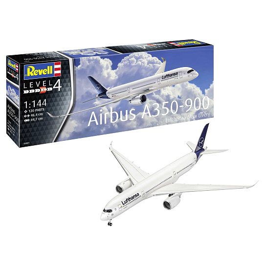 Revell Plastic ModelKit letadlo 03881 - Airbus A350-900 Lufthansa New Livery (1:144)