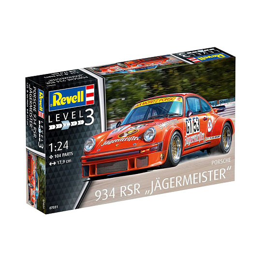 Revell Plastic ModelKit auto 07031 - Porsche 934 RSR "Jägermeister" (1:24) Revell Plastic ModelKit auto 07031 - Porsche 934 RSR "Jägermeister" (1:24)
